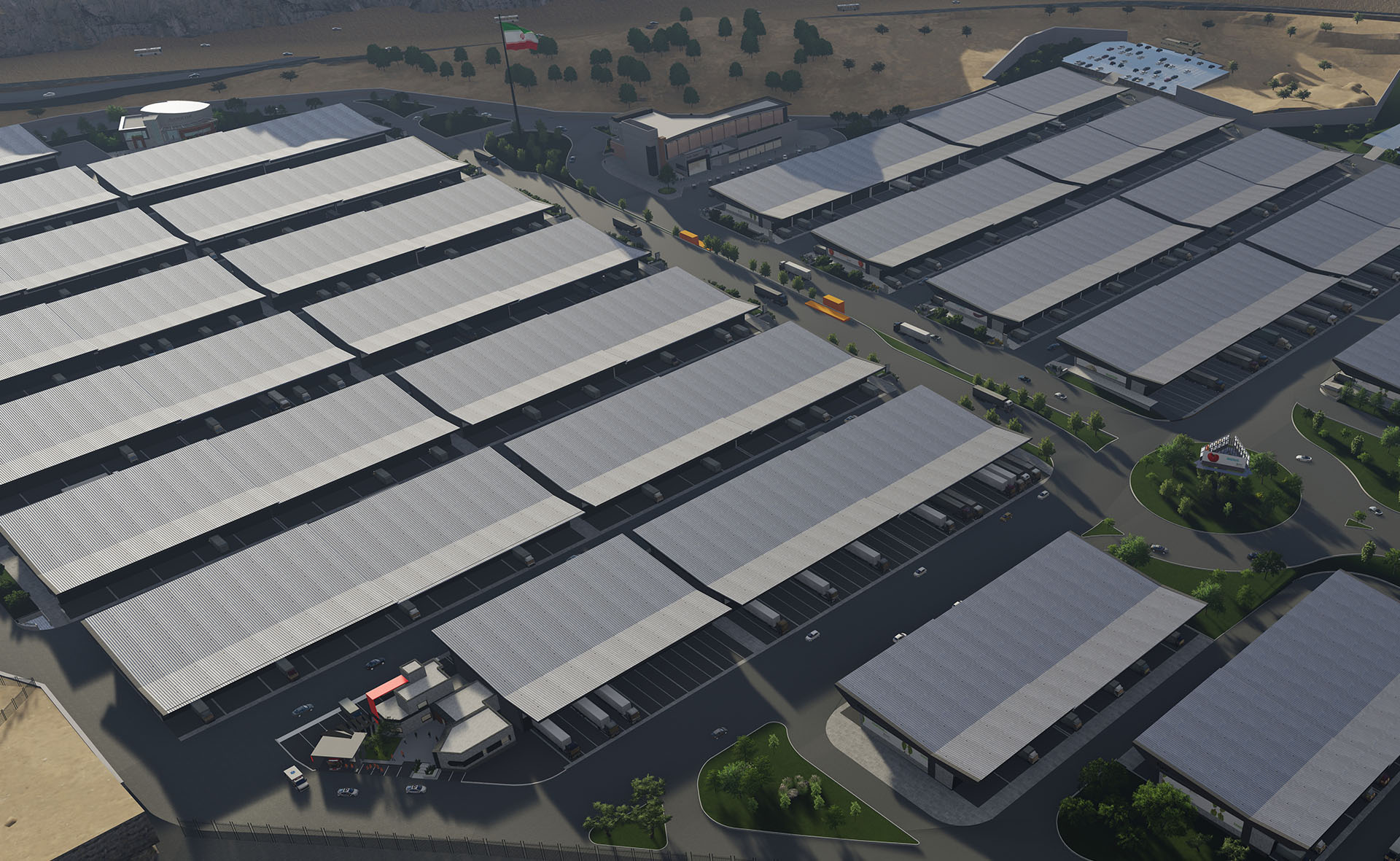 Project of Fruit and Vegetable Market No. II Shiraz